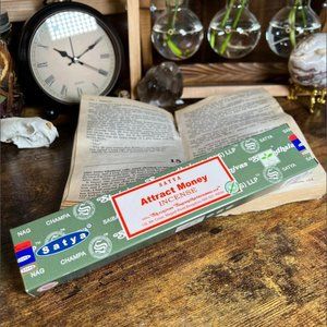 Attract money stick incense satya shrinivas sugandhalaya new in box
